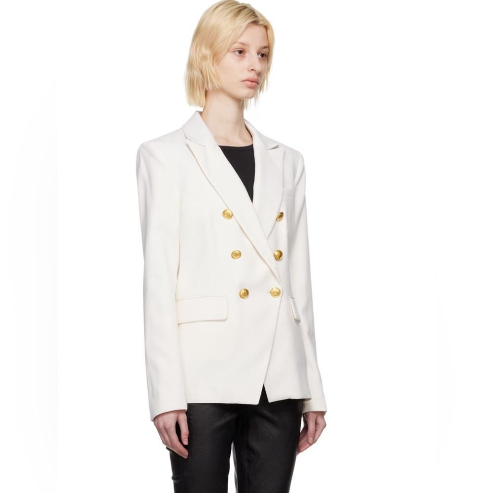 Rag & Bone Preston Wool Blazer in White, NWT, Size 0 - Picture 7 of 15